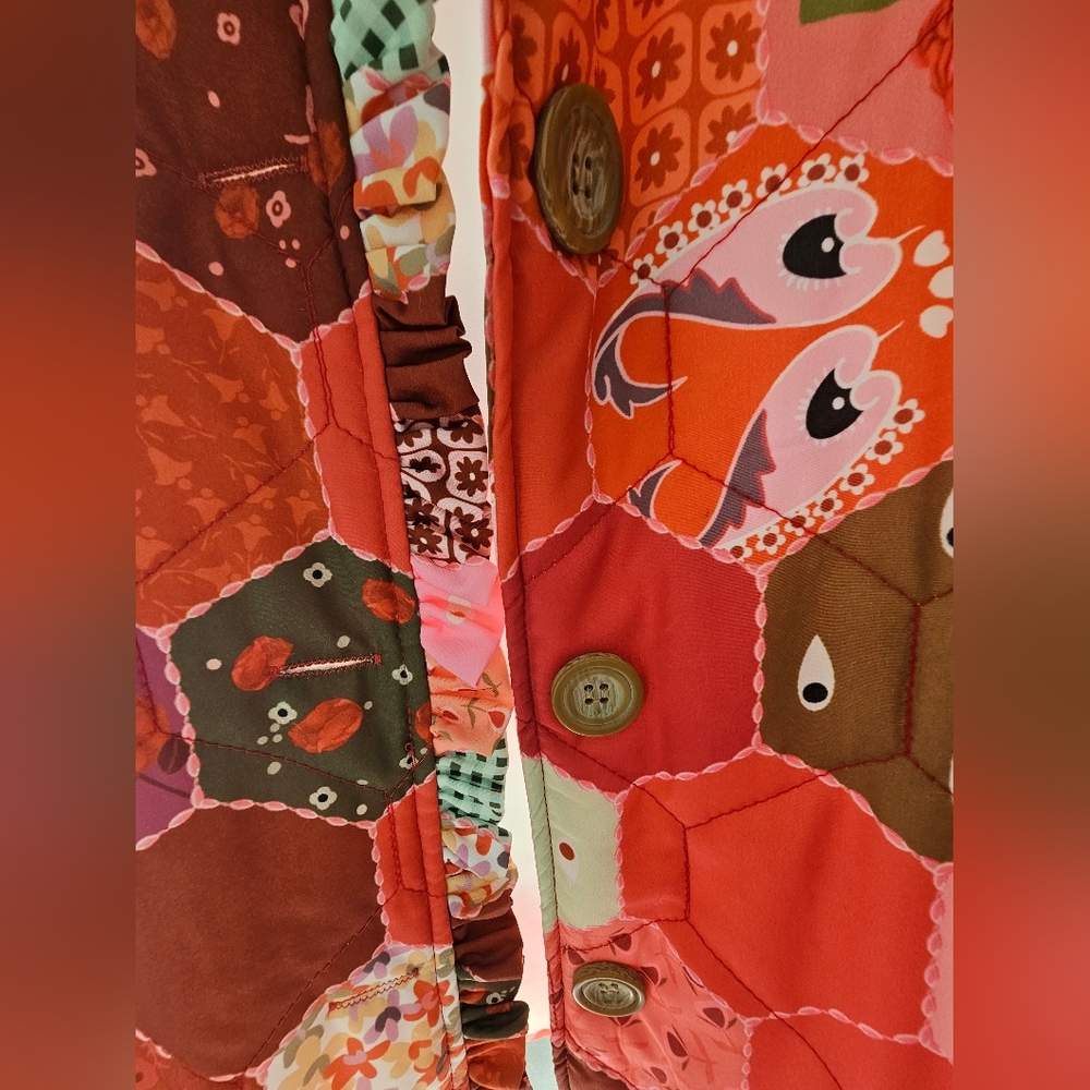 Colorful Patchwork Quilt Jacket - Picture 4 of 8
